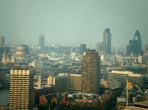 La City vue du London Eye